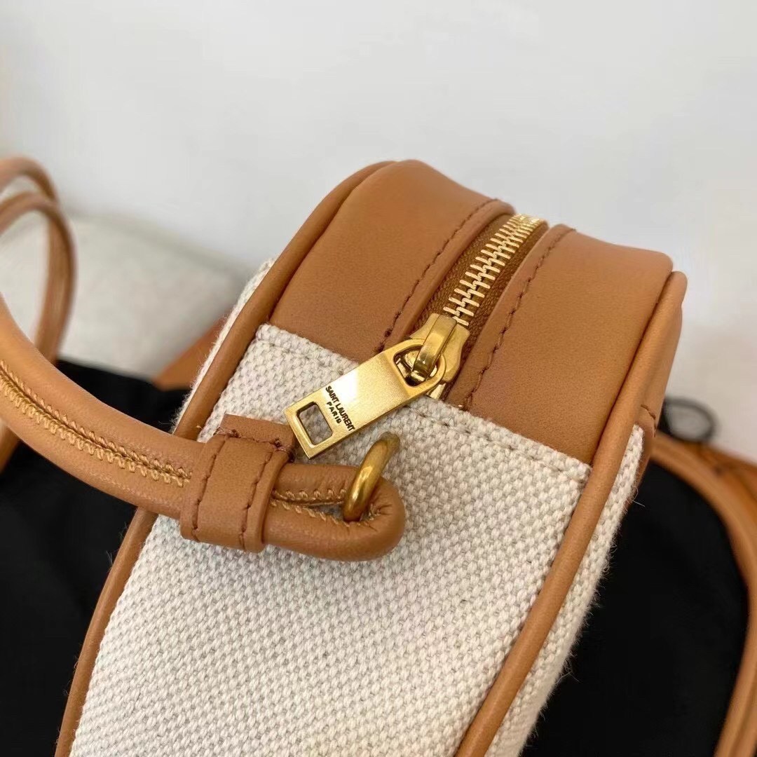 Sa**t Lau*nt monogramme sac cœur bag in canvas