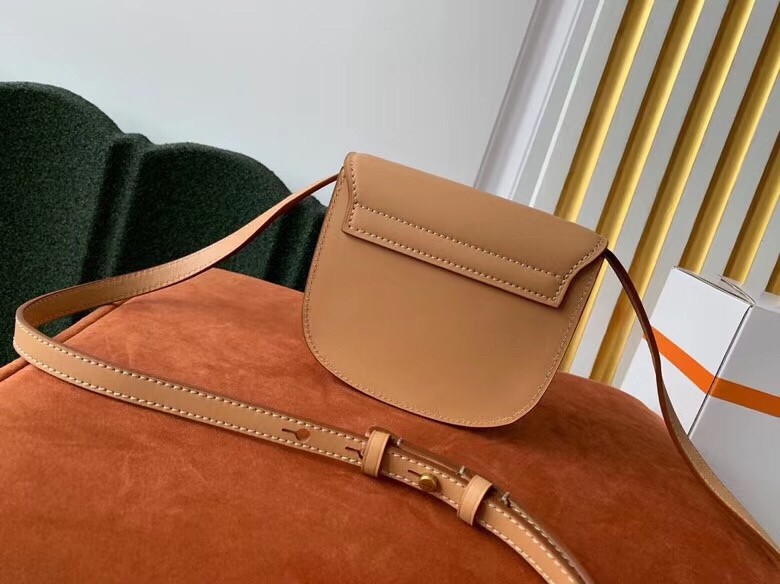 Sa**t Lau*nt kaia mini satchel bag in brown calfskin