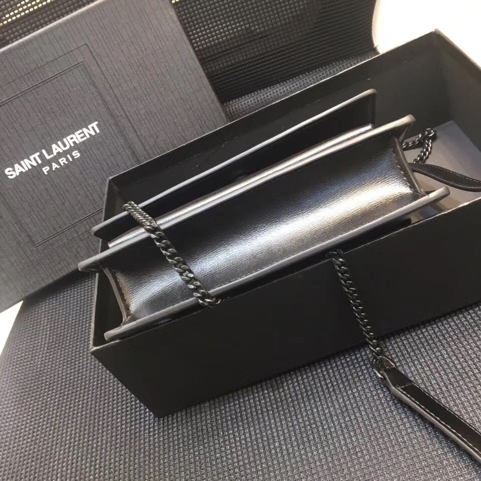Sa**t Lau*nt woc sunset chain wallet all black