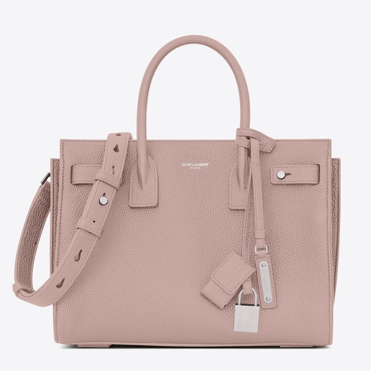 Sa**t Lau*nt baby sac de jour souple bag in nude grained leather