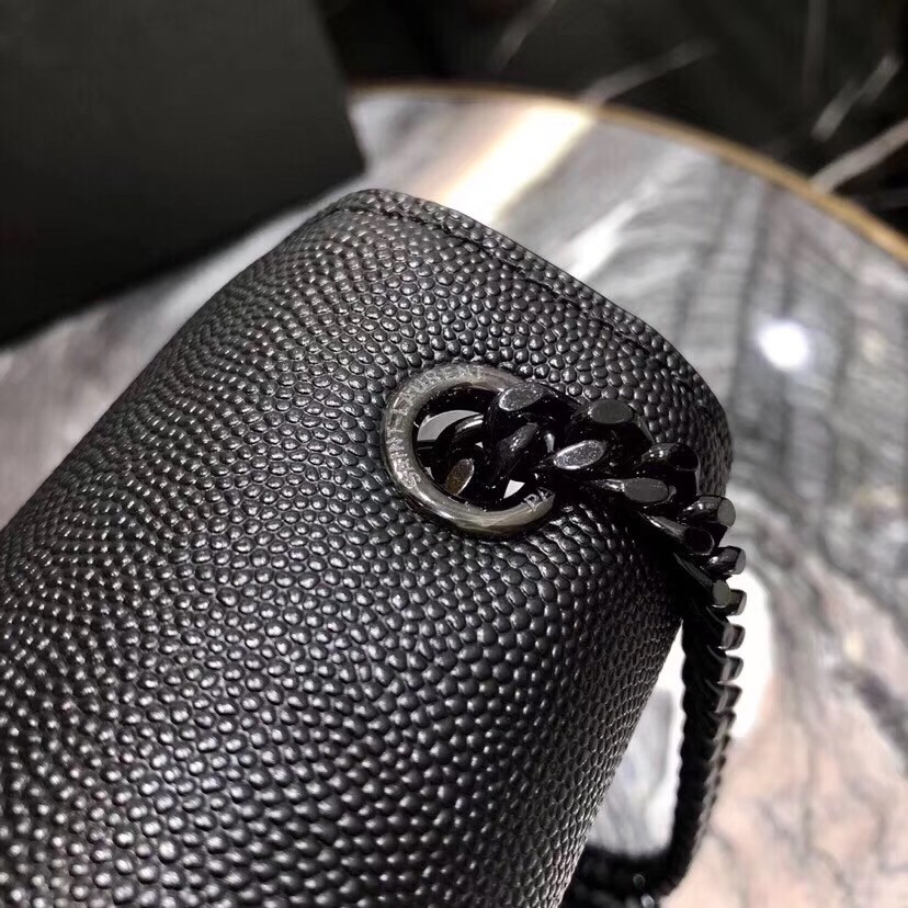 Sa**t Lau*nt medium kate all black shoulder bag