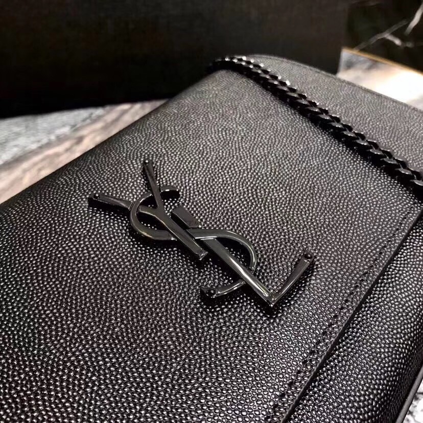 Sa**t Lau*nt medium kate all black shoulder bag