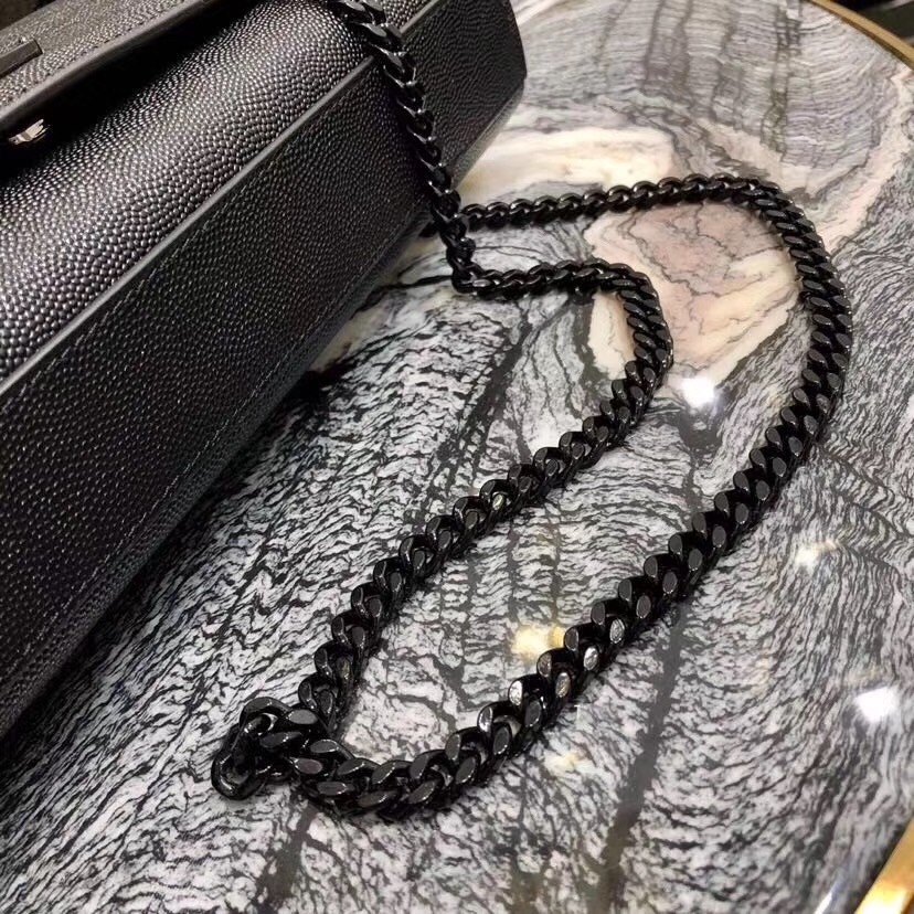 Sa**t Lau*nt medium kate all black shoulder bag