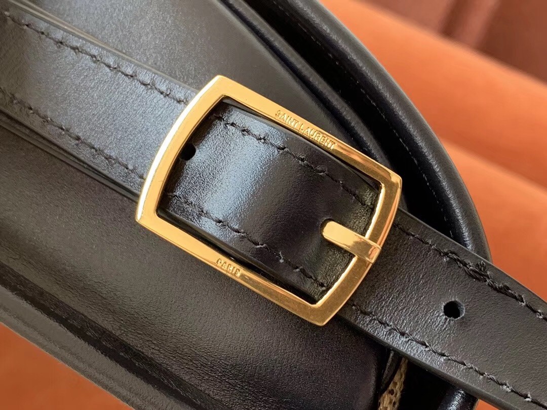 Sa**t Lau*nt monogram all over medium satchel in canvas