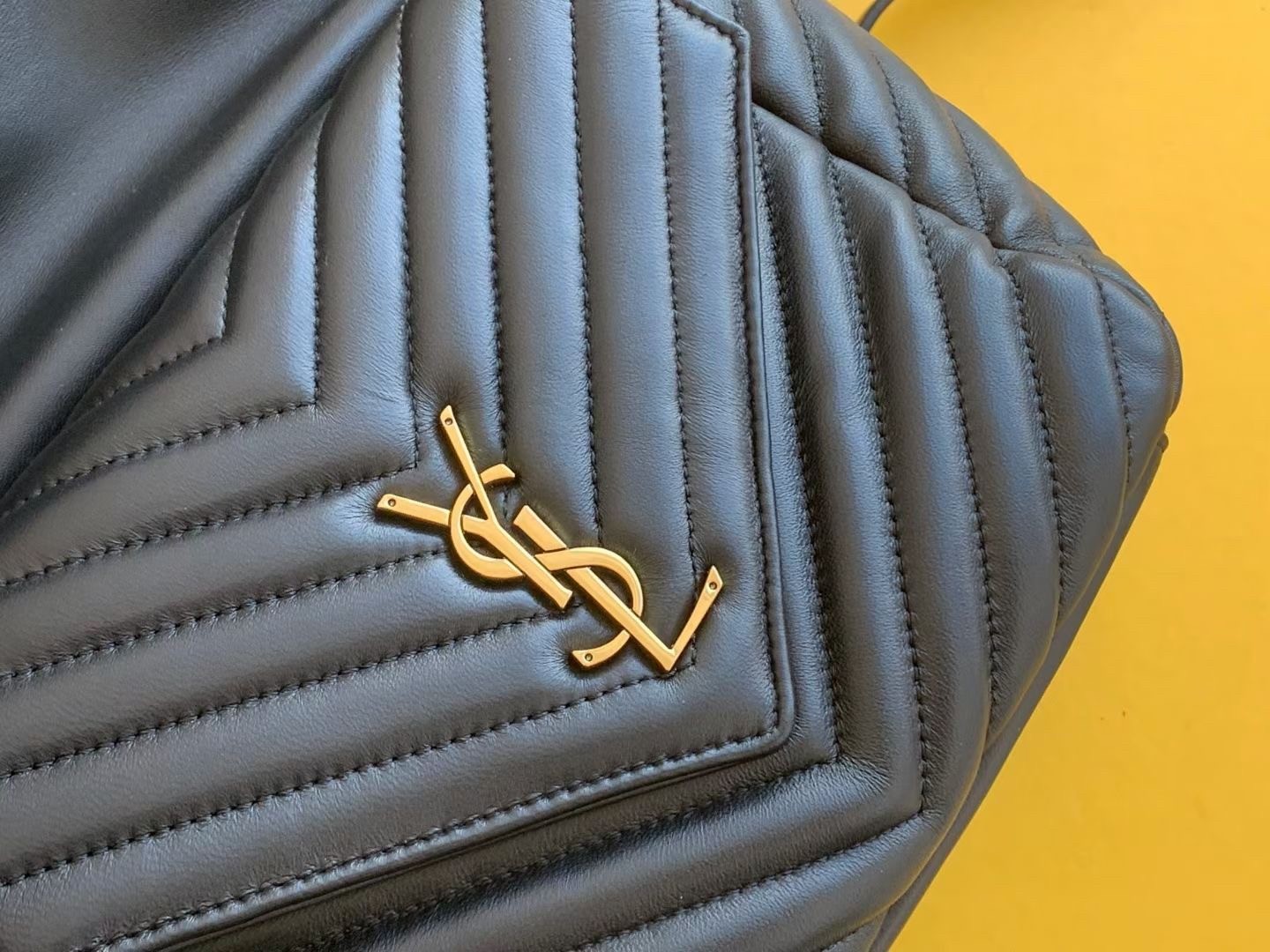 Sa**t Lau*nt joe backpack in black lambskin