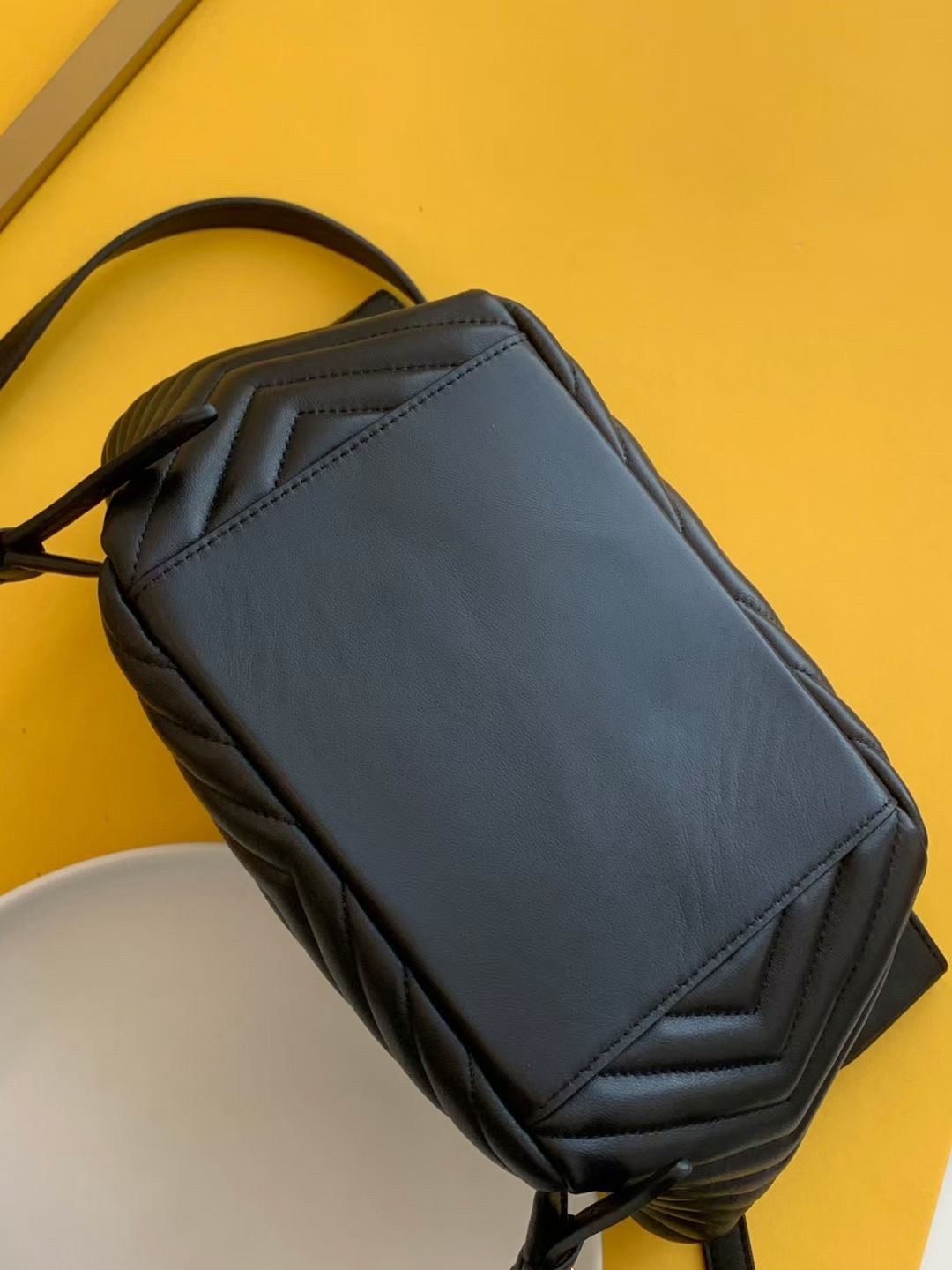 Sa**t Lau*nt joe backpack in black lambskin