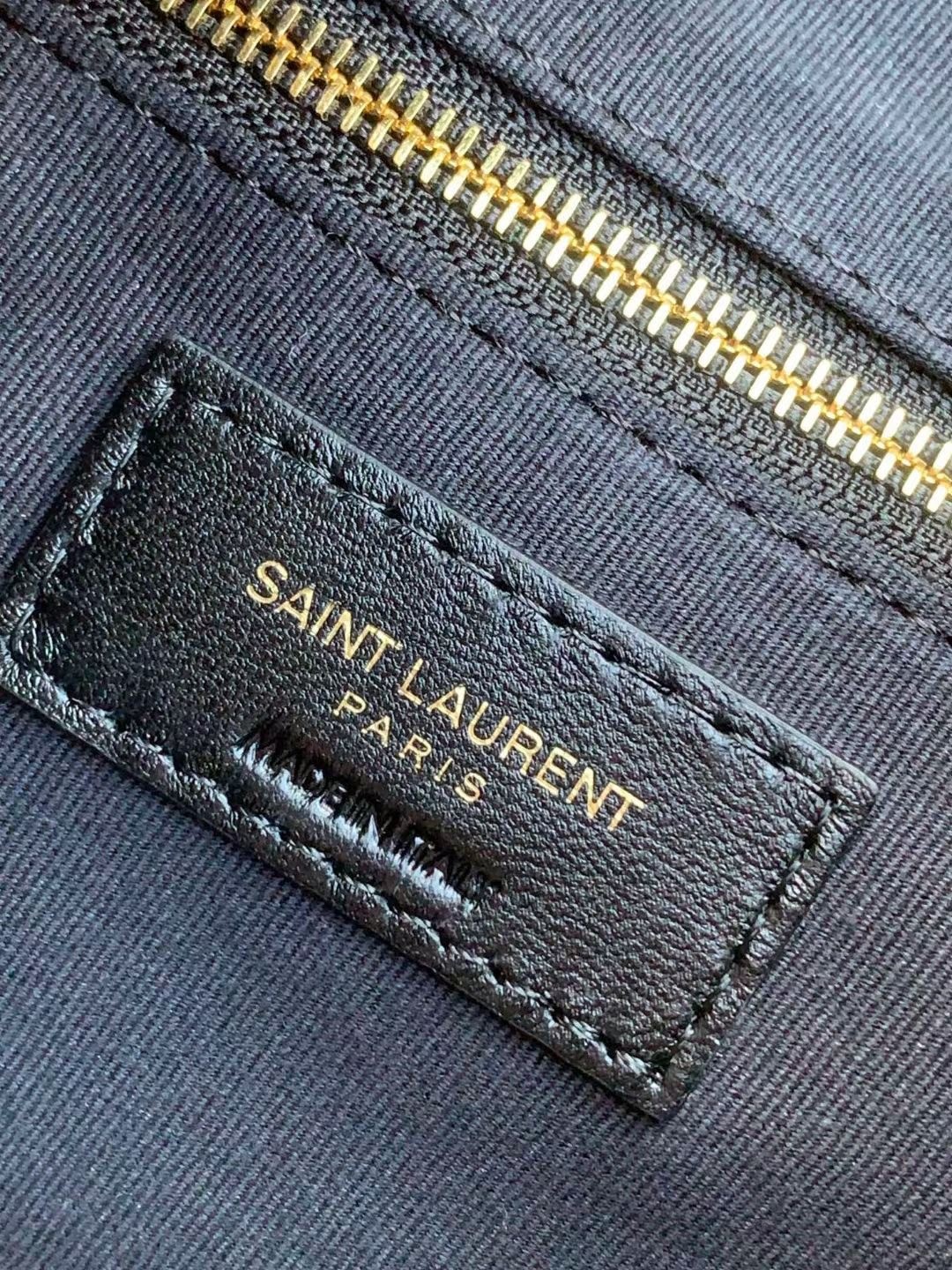 Sa**t Lau*nt joe backpack in white lambskin