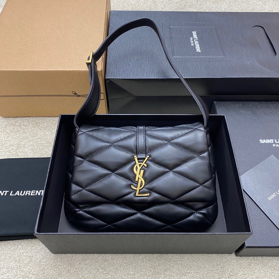 Sa**t Lau*nt le 57 hobo bag in black quilted lambskin