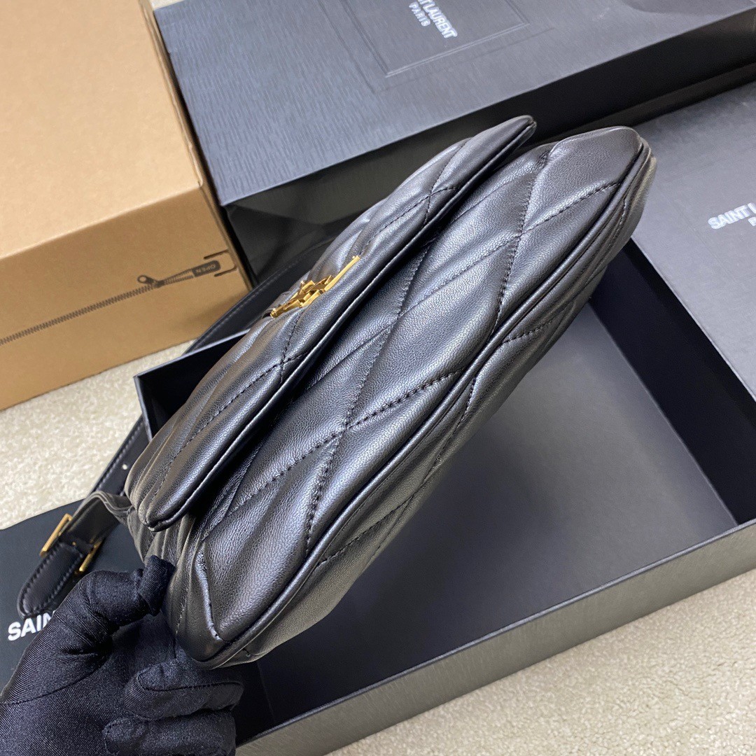 Sa**t Lau*nt le 57 hobo bag in black quilted lambskin