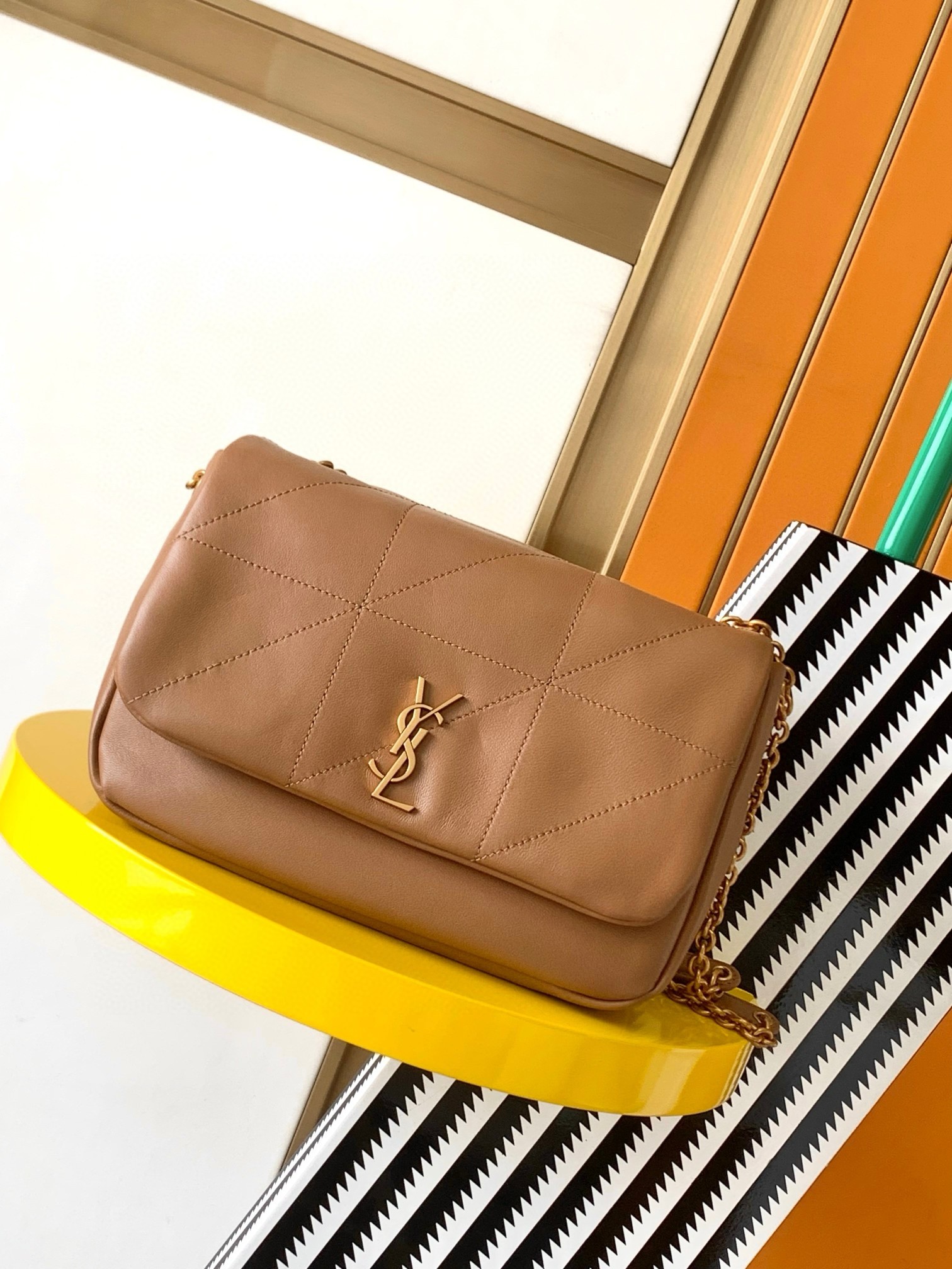Sa**t Lau*nt jamie 4.3 small bag in brown lambskin