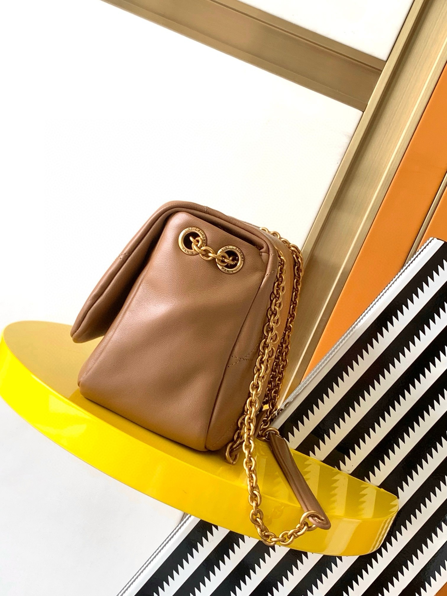 Sa**t Lau*nt jamie 4.3 small bag in brown lambskin
