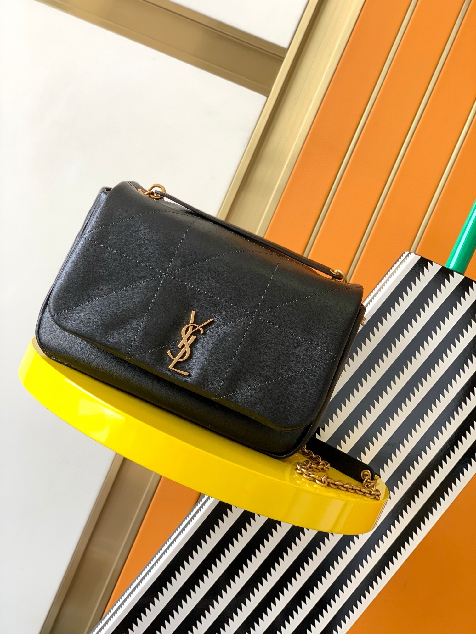 Sa**t Lau*nt jamie 4.3 small bag in black lambskin