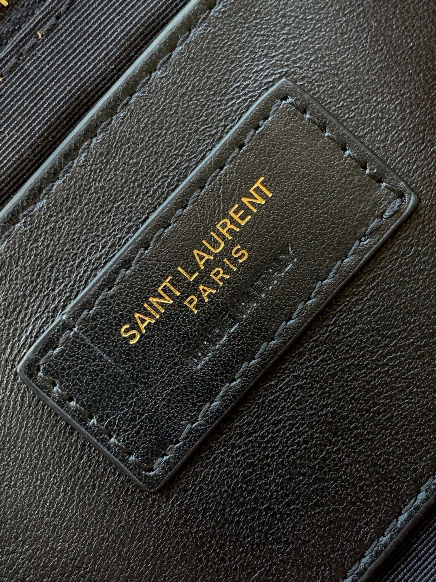 Sa**t Lau*nt jamie 4.3 small bag in brown suede calfskin