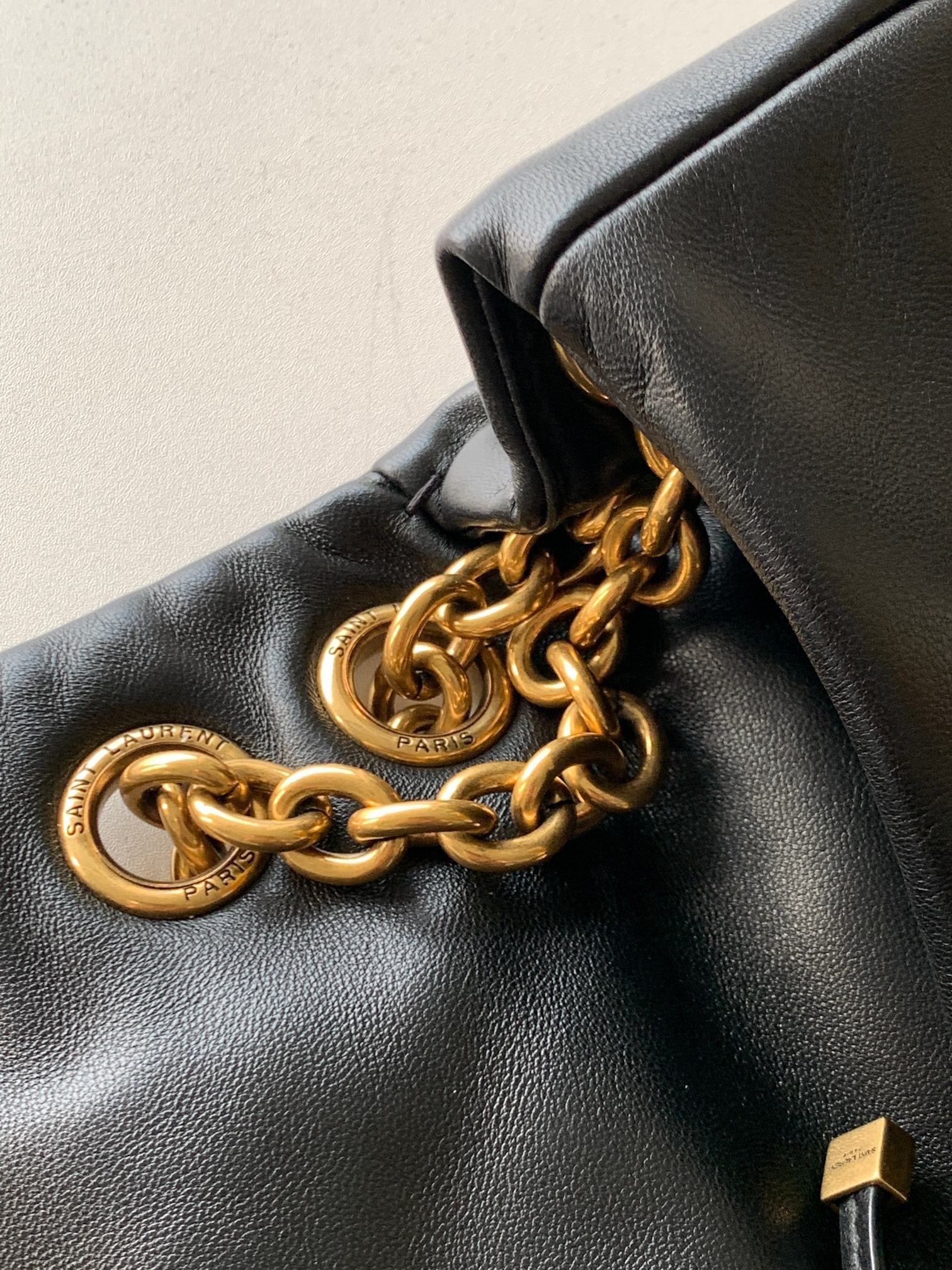Sa**t Lau*nt jamie 4.3 shoulder bag in black lambskin