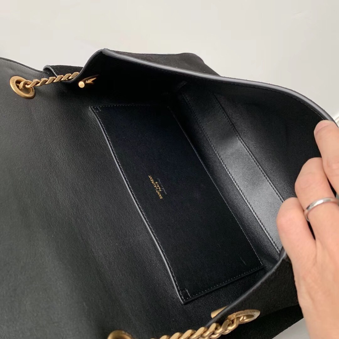 Sa**t Lau*nt kate medium reversible black bag