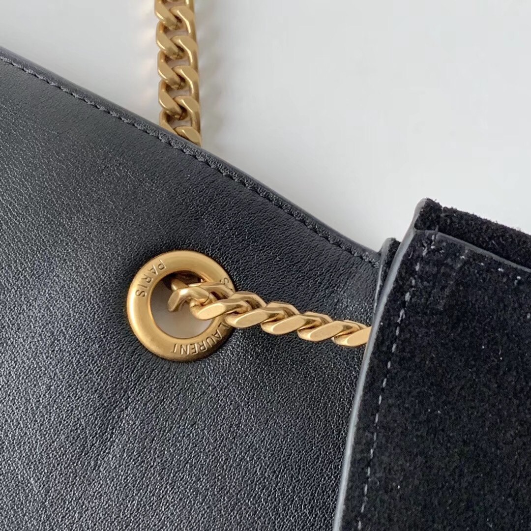Sa**t Lau*nt kate medium reversible black bag