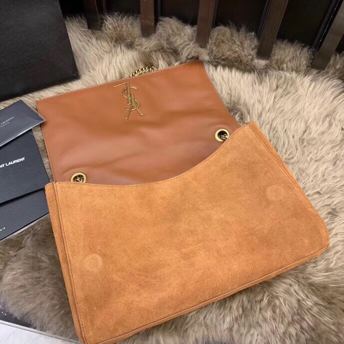 Sa**t Lau*nt kate medium reversible tan bag