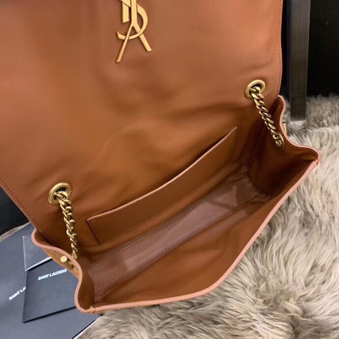 Sa**t Lau*nt kate medium reversible tan bag