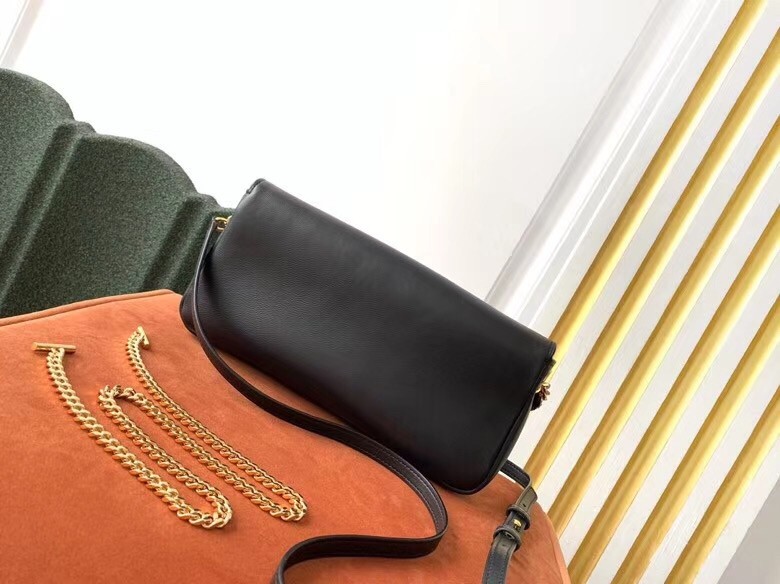Sa**t Lau*nt kate 99 shoulder bag in black lambskin