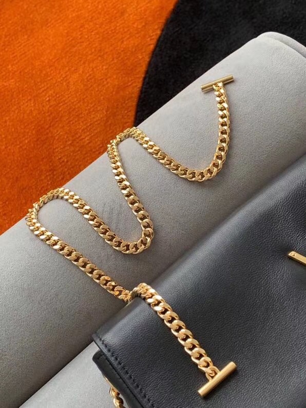 Sa**t Lau*nt kate 99 shoulder bag in black lambskin