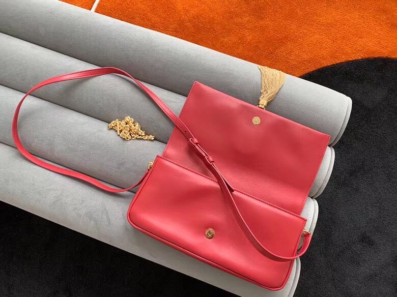 Sa**t Lau*nt kate 99 shoulder bag in red lambskin