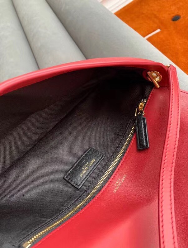 Sa**t Lau*nt kate 99 shoulder bag in red lambskin