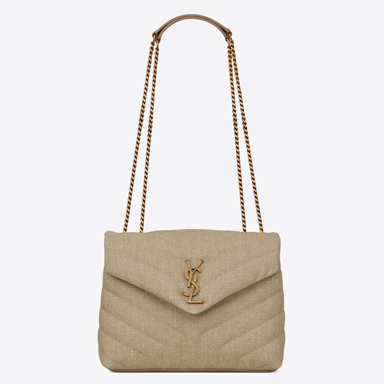 Sa**t Lau*nt loulou small bag in linen canvas
