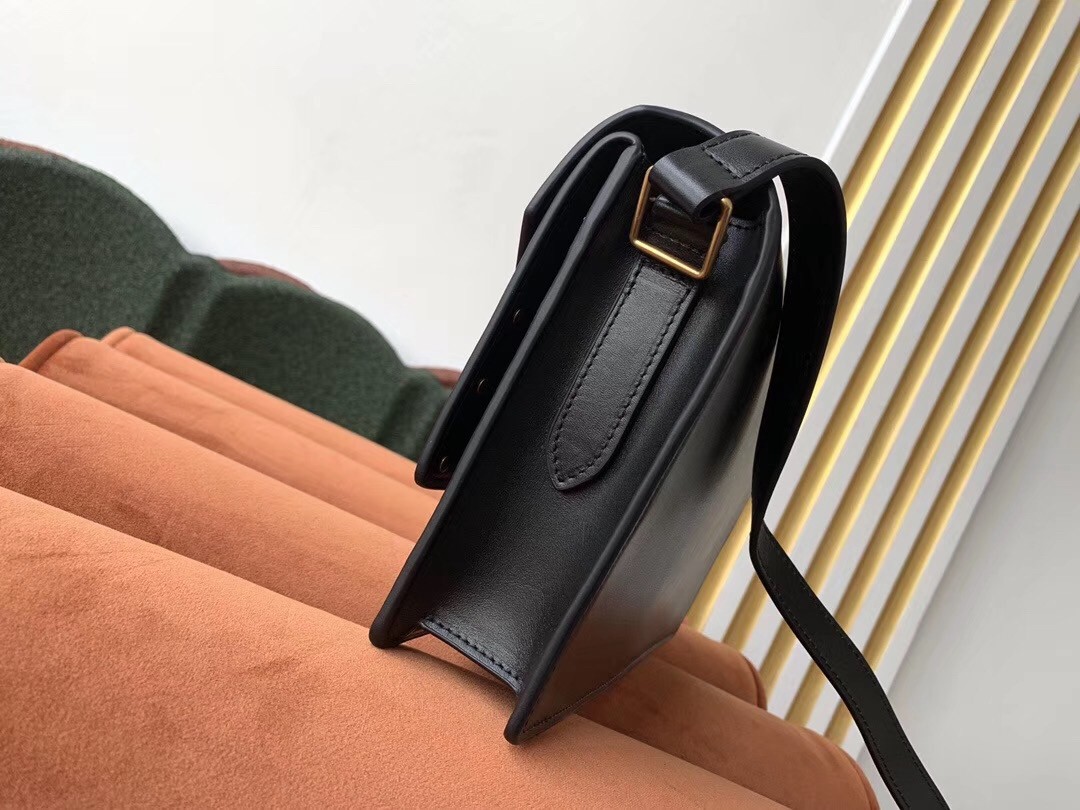 Sa**t Lau*nt margaux satchel bag in black leather