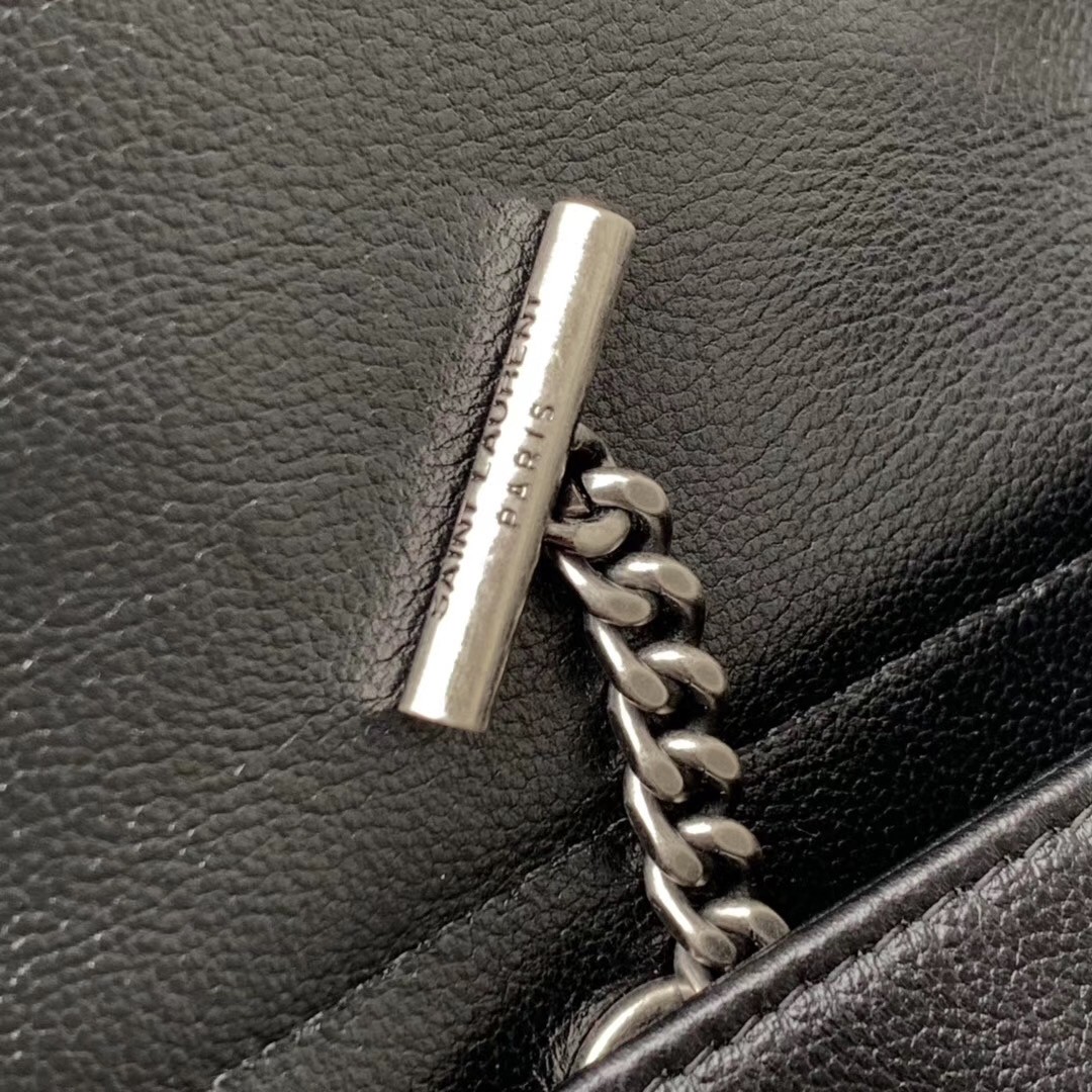 Sa**t Lau*nt nolita small bag in black quilted leather