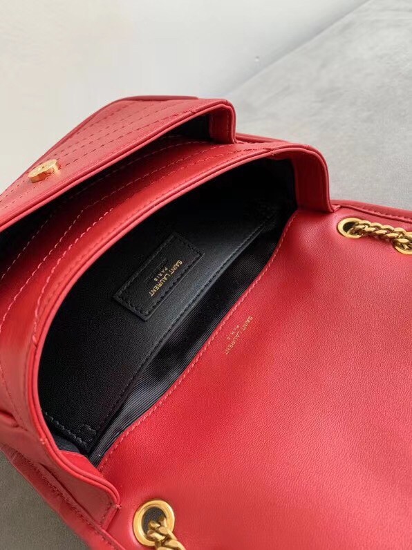 Sa**t Lau*nt niki baby bag in red lambskin
