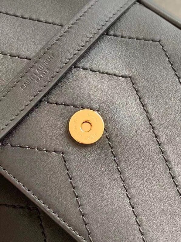 Sa**t Lau*nt medium niki bag in black lambskin