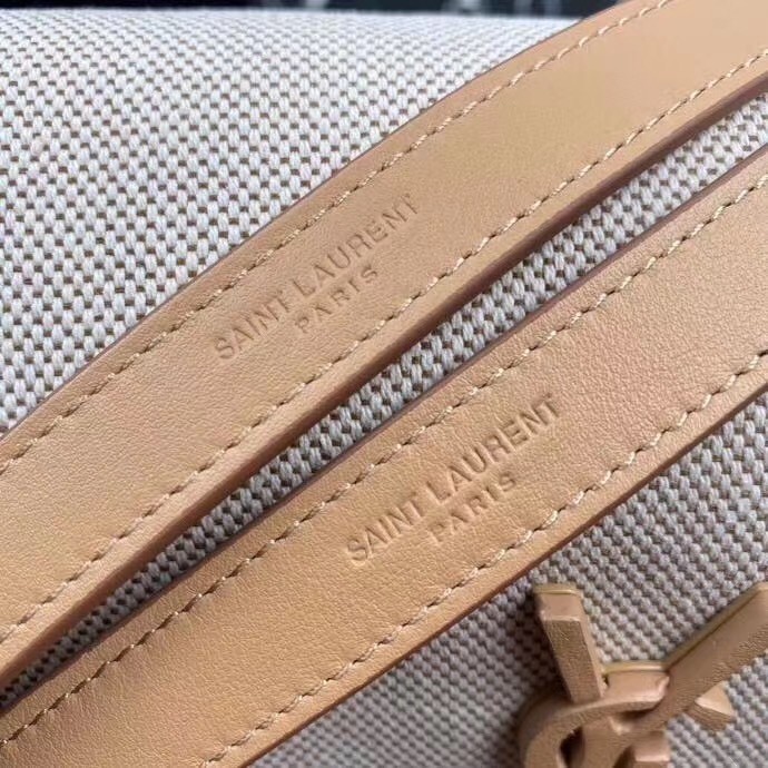 Sa**t Lau*nt medium niki bag in cotton canvas
