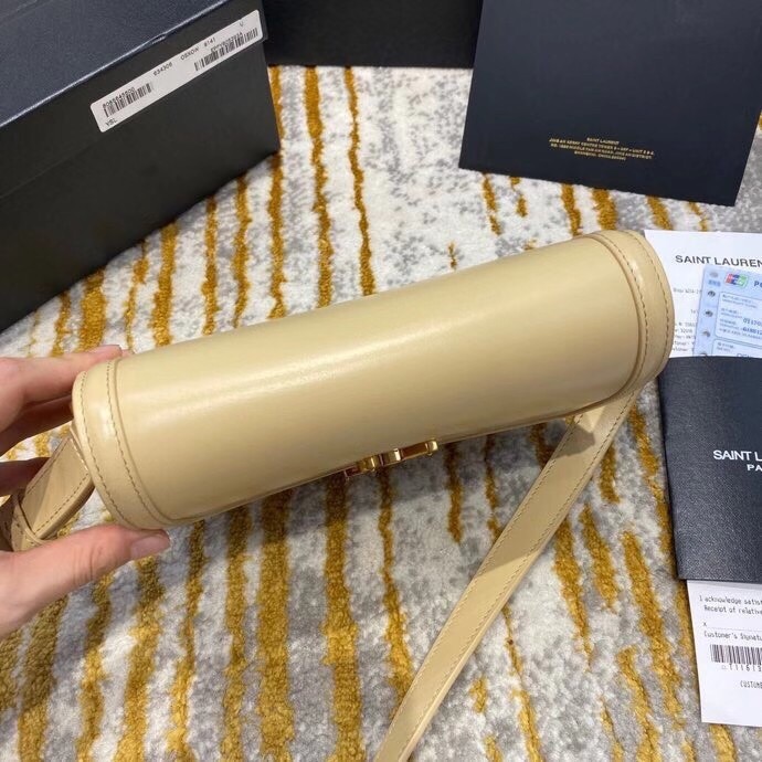 Sa**t Lau*nt solferino small bag in beige calfskin